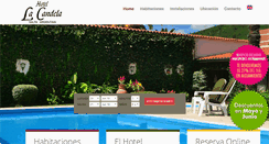 Desktop Screenshot of hotellacandela.com.ar